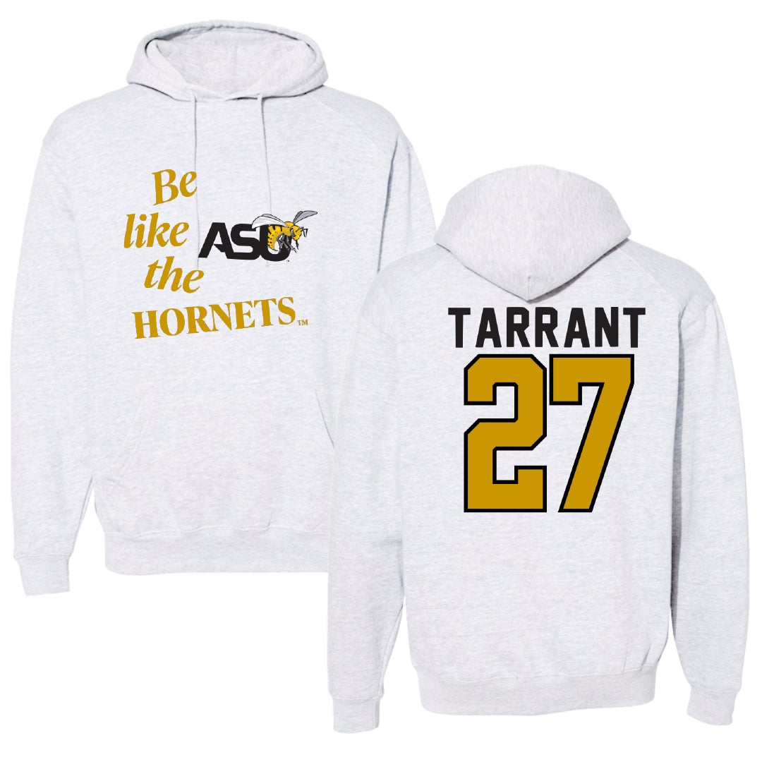 Alabama State University Football Light Gray Be Like Us Hoodie - #27 Eric Tarrant
