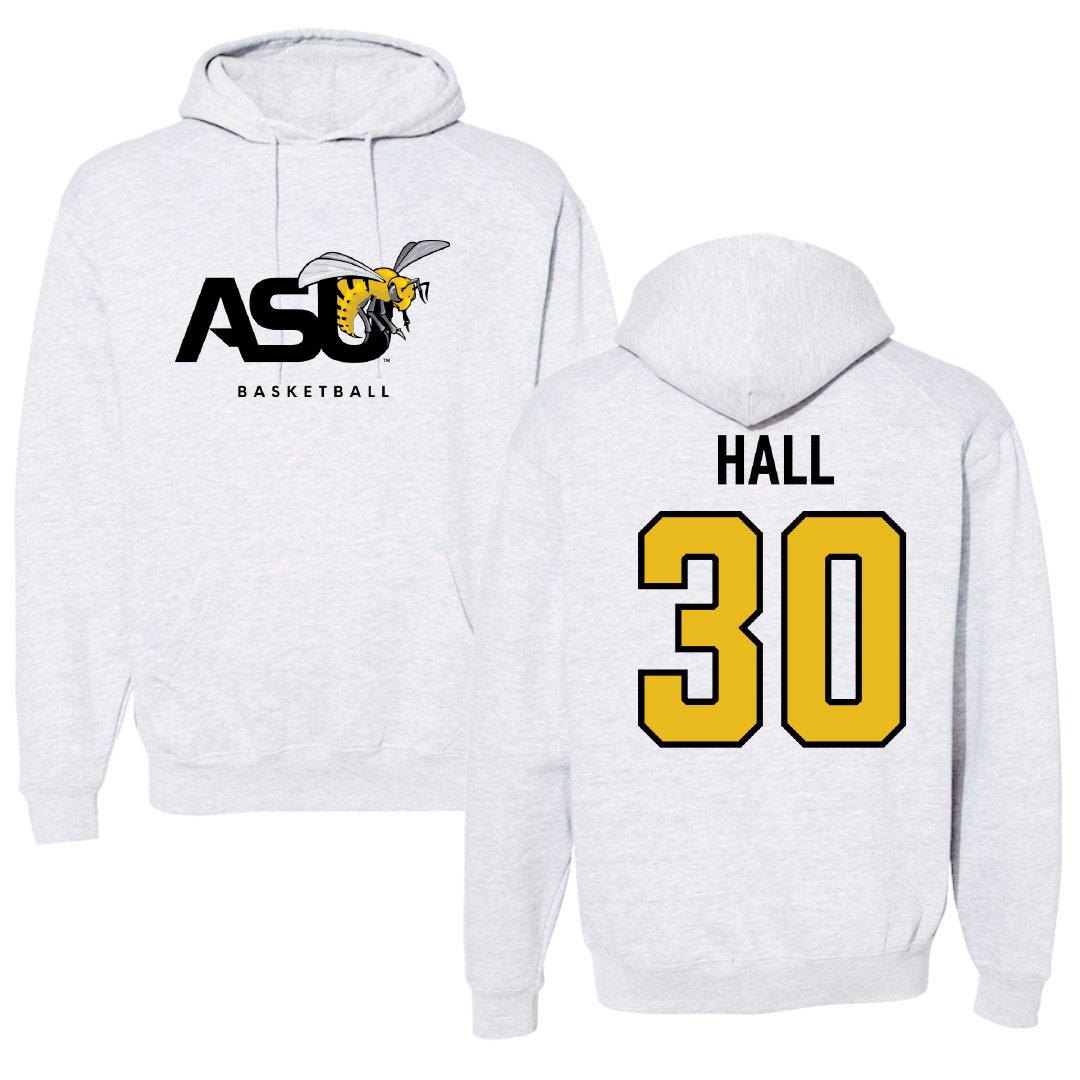 Alabama State University Basketball Gray Hoodie - #30 Anaja Hall