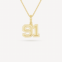 Gold Presidents Pendant and Chain - #91 Christopher Reynolds