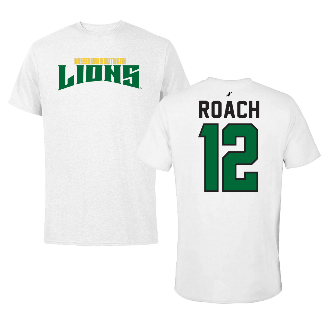 Missouri Southern State University Basketball White Classic Tee - #12 Kennady Roach