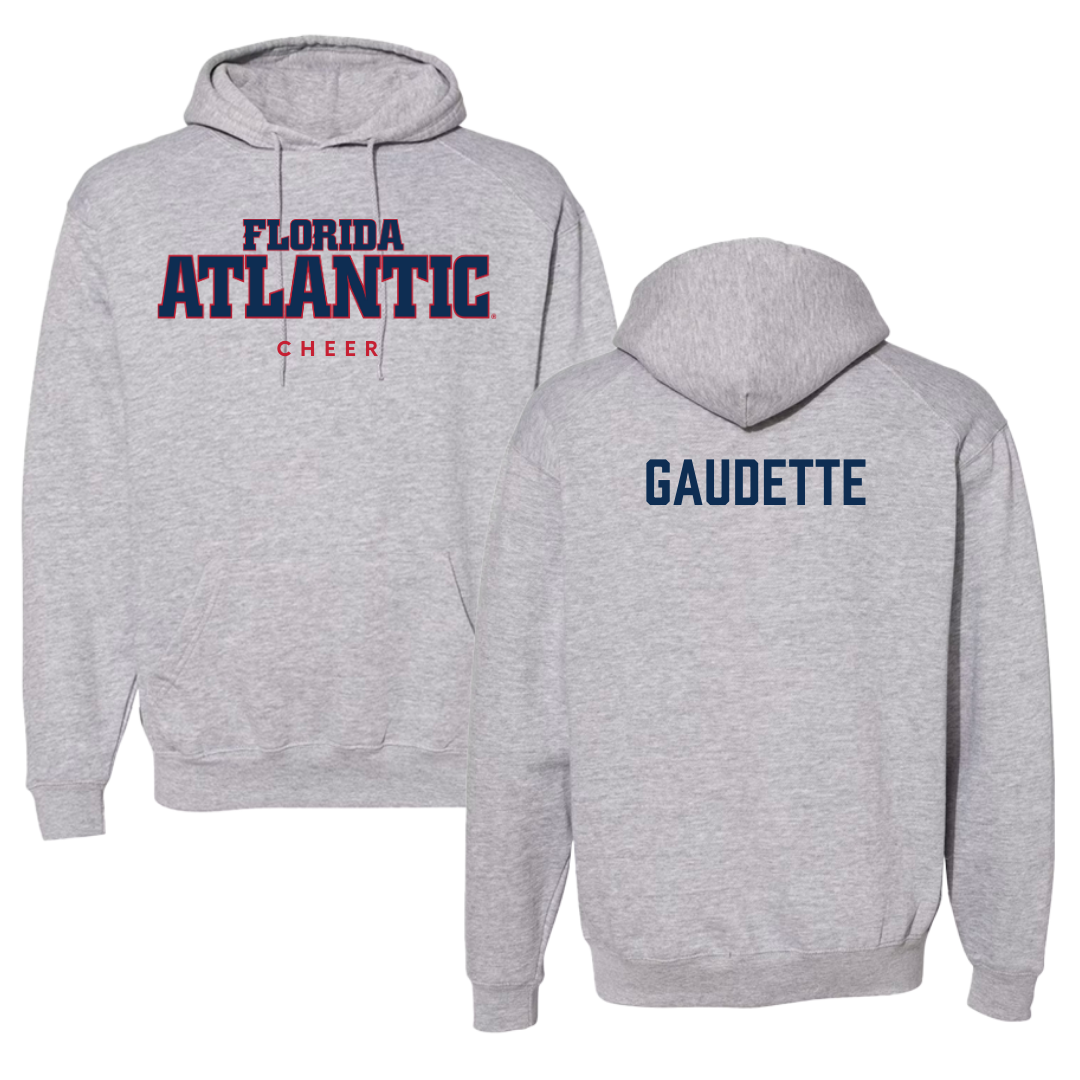 Florida Atlantic University Cheer Gray Hoodie - Riley Gaudette