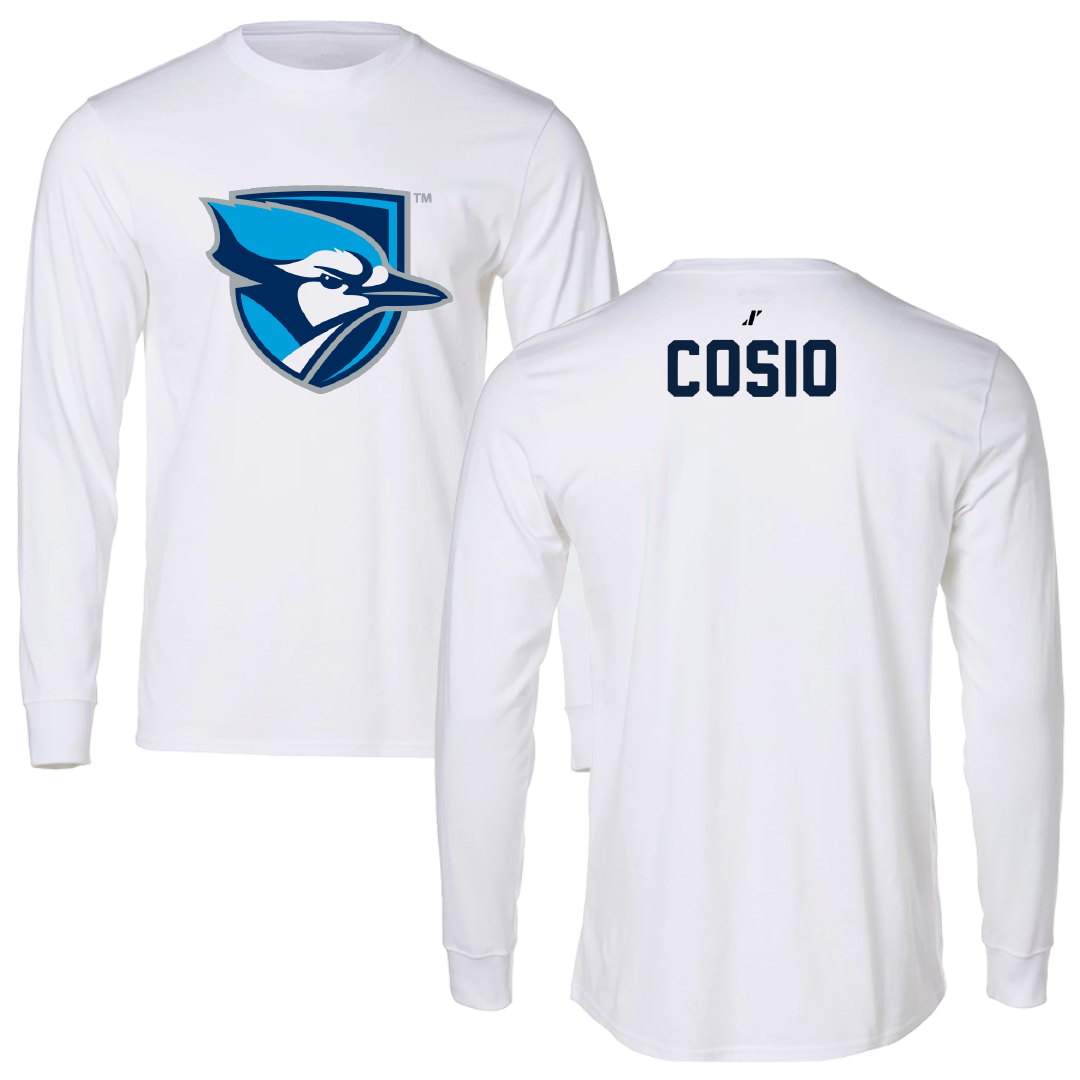 Elmhurst University Wrestling White Long Sleeve - Veronica Cosio