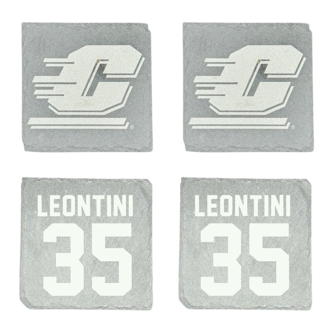 Central Michigan University Lacrosse Stone Coaster (4 Pack)  - #35 Gianna Leontini