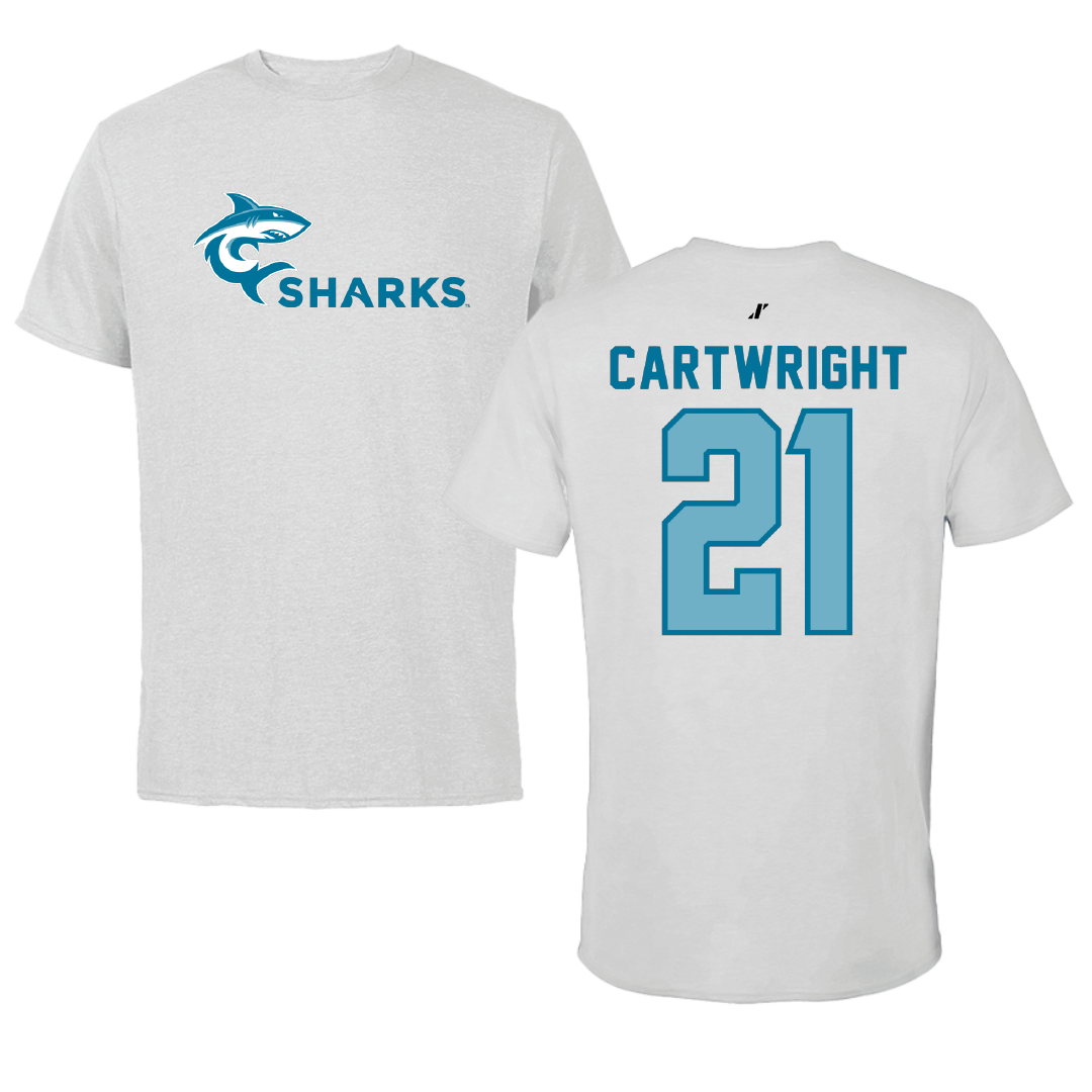 Hawaii Pacific University Acrobatics & Tumbling Light Gray Tee - #21 Olivia Cartwright