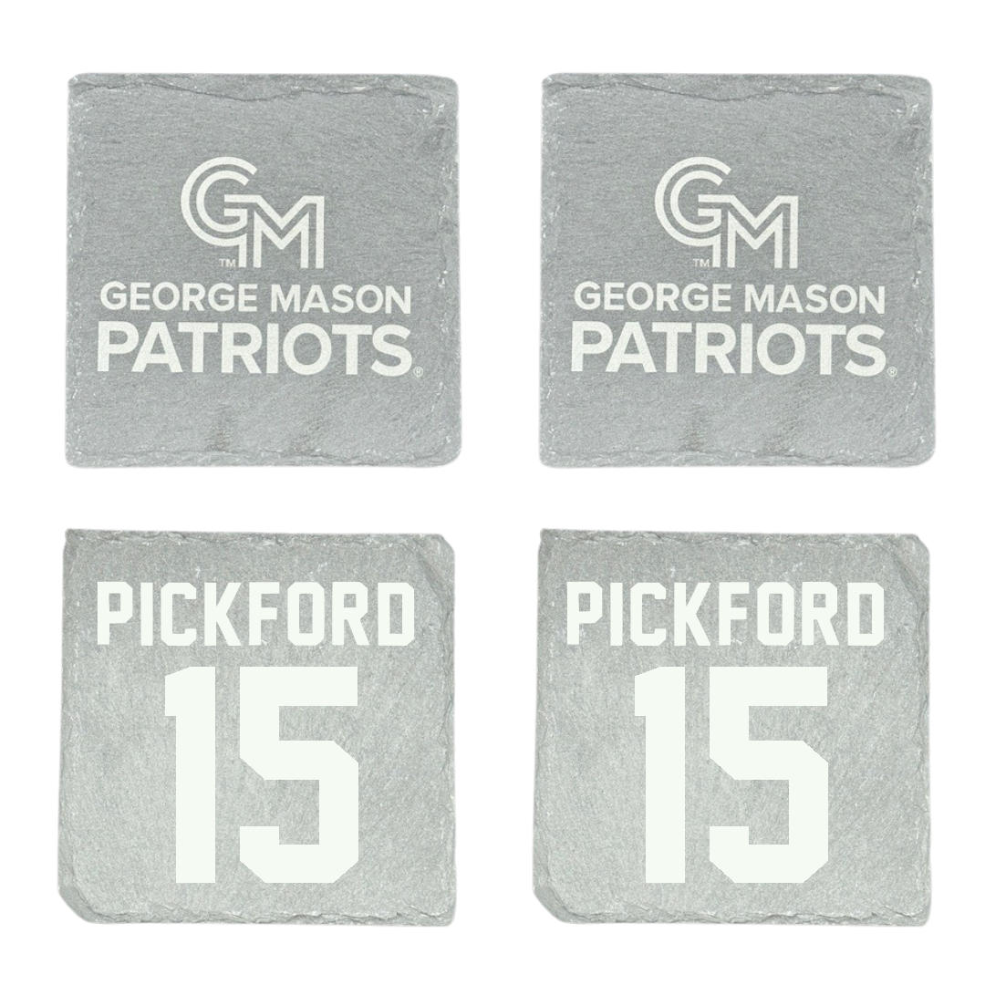 George Mason University Softball Stone Coaster (4 Pack)  - #15 Logan Pickford