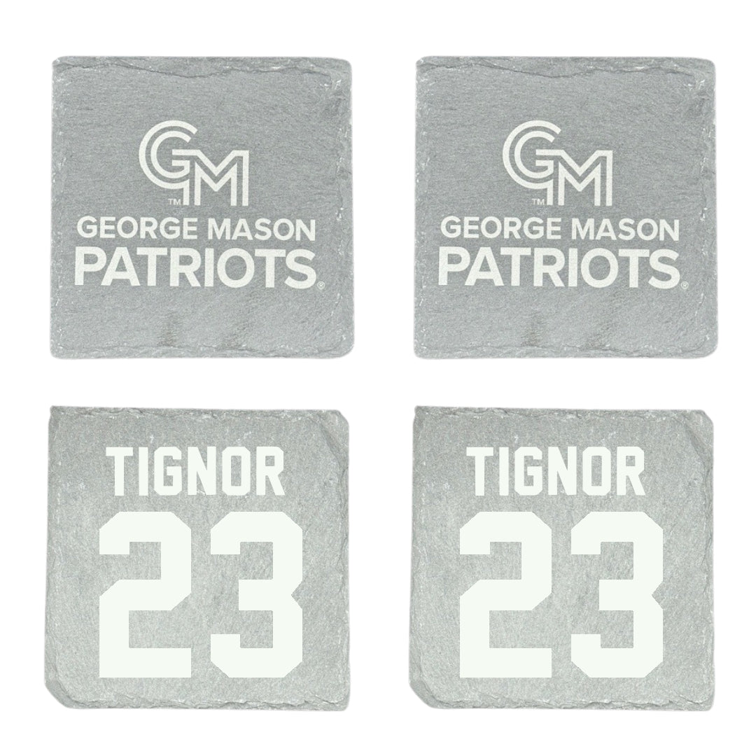 George Mason University Baseball Stone Coaster (4 Pack)  - #23 Laken Tignor