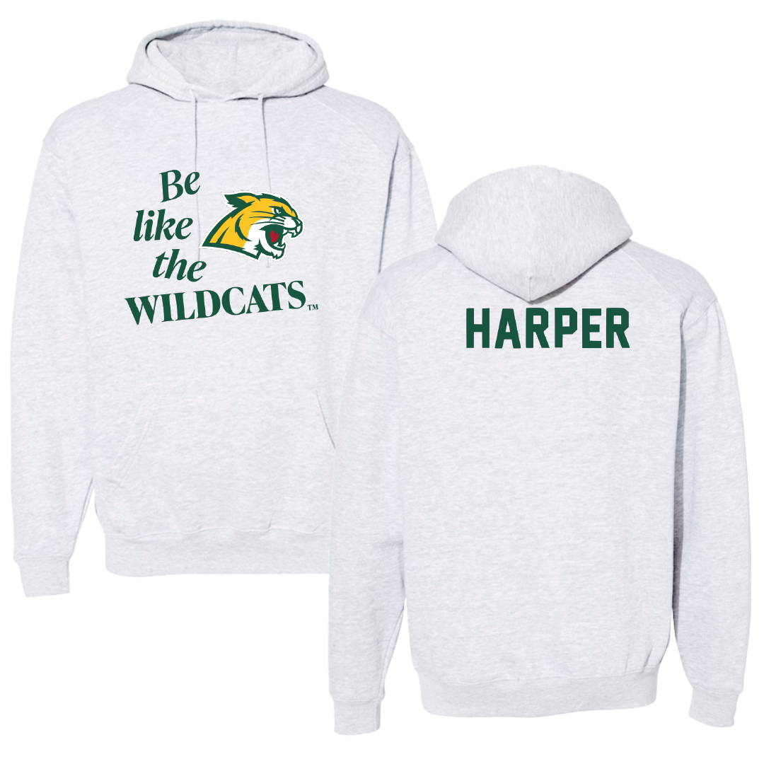 Northern Michigan University TF and XC Light Gray Be Like Us Hoodie - Beverly Harper