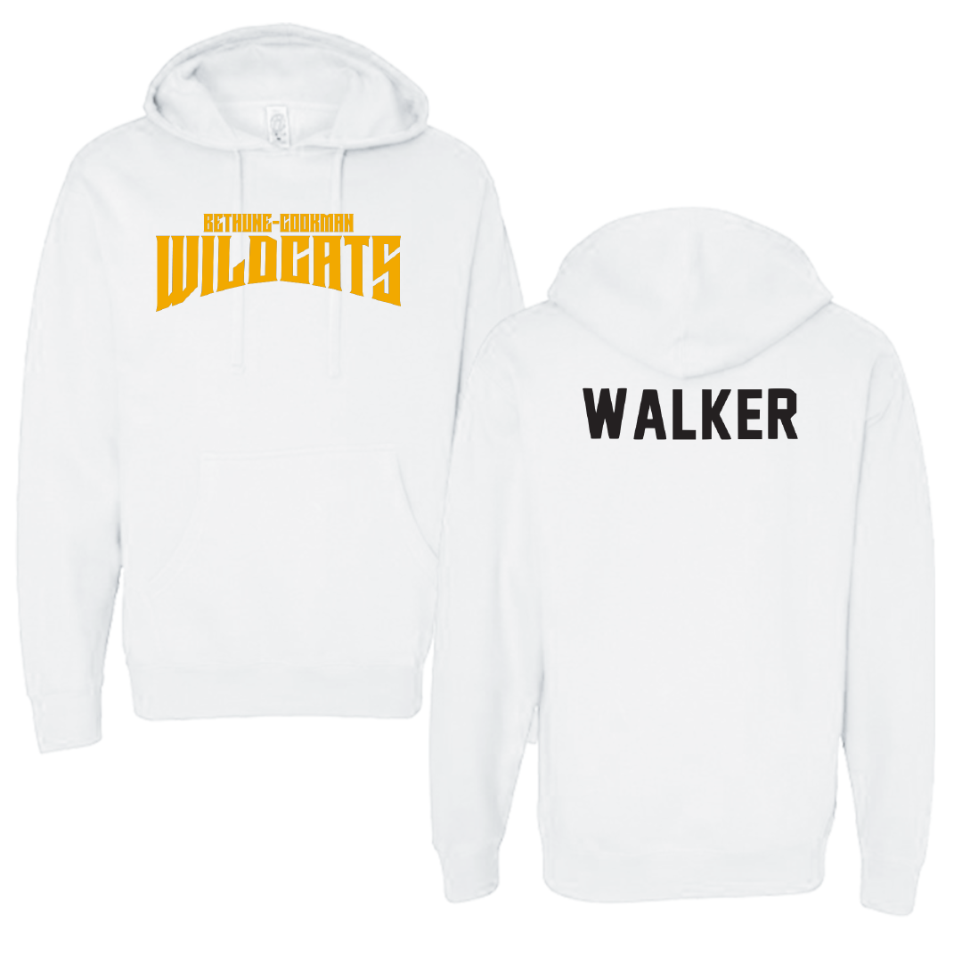 Bethune-Cookman University TF and XC White Classic Hoodie - Shanard Walker