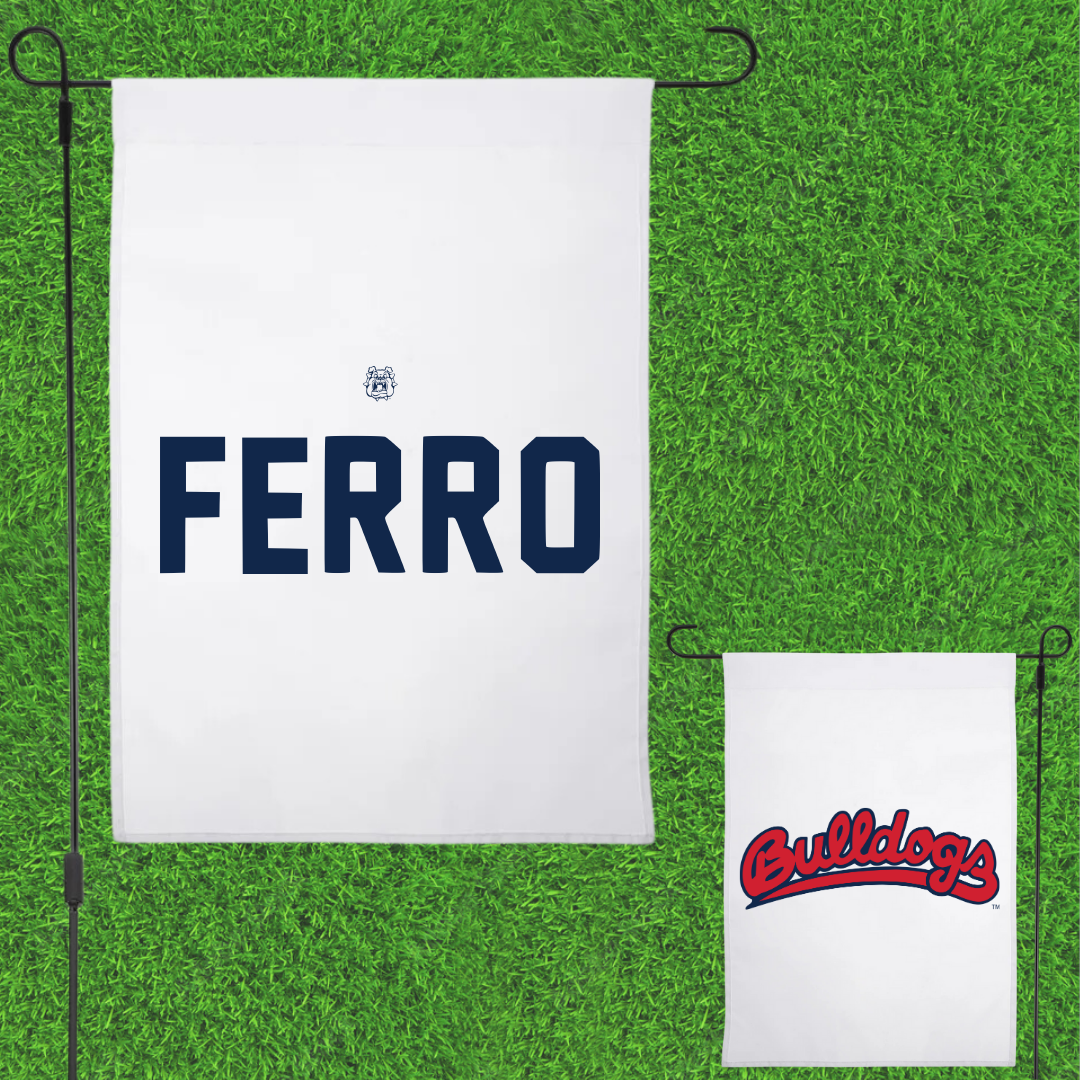 Fresno State University Equestrian White Garden Flag - Olivia Ferro