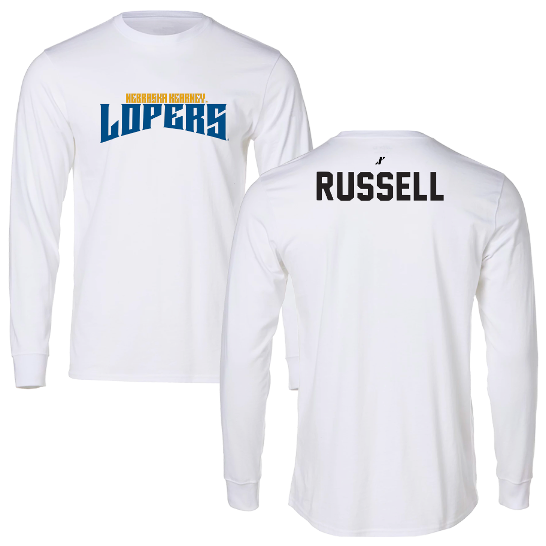 University of Nebraska at Kearney TF and XC White Classic Performance Long Sleeve - Brianna Russell