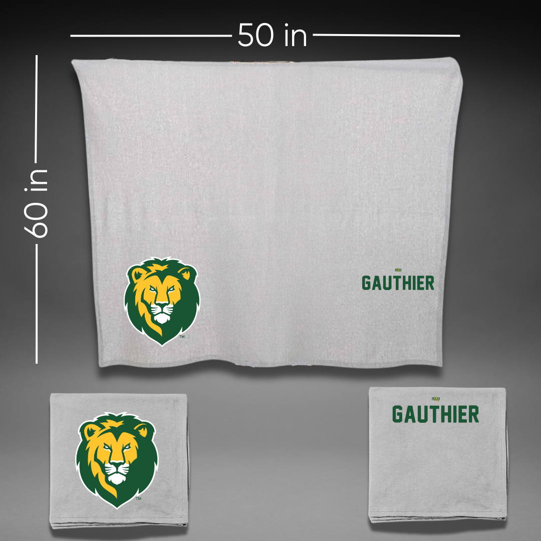 Southeastern Louisiana University Cheer Gray Blanket - Megyn Gauthier