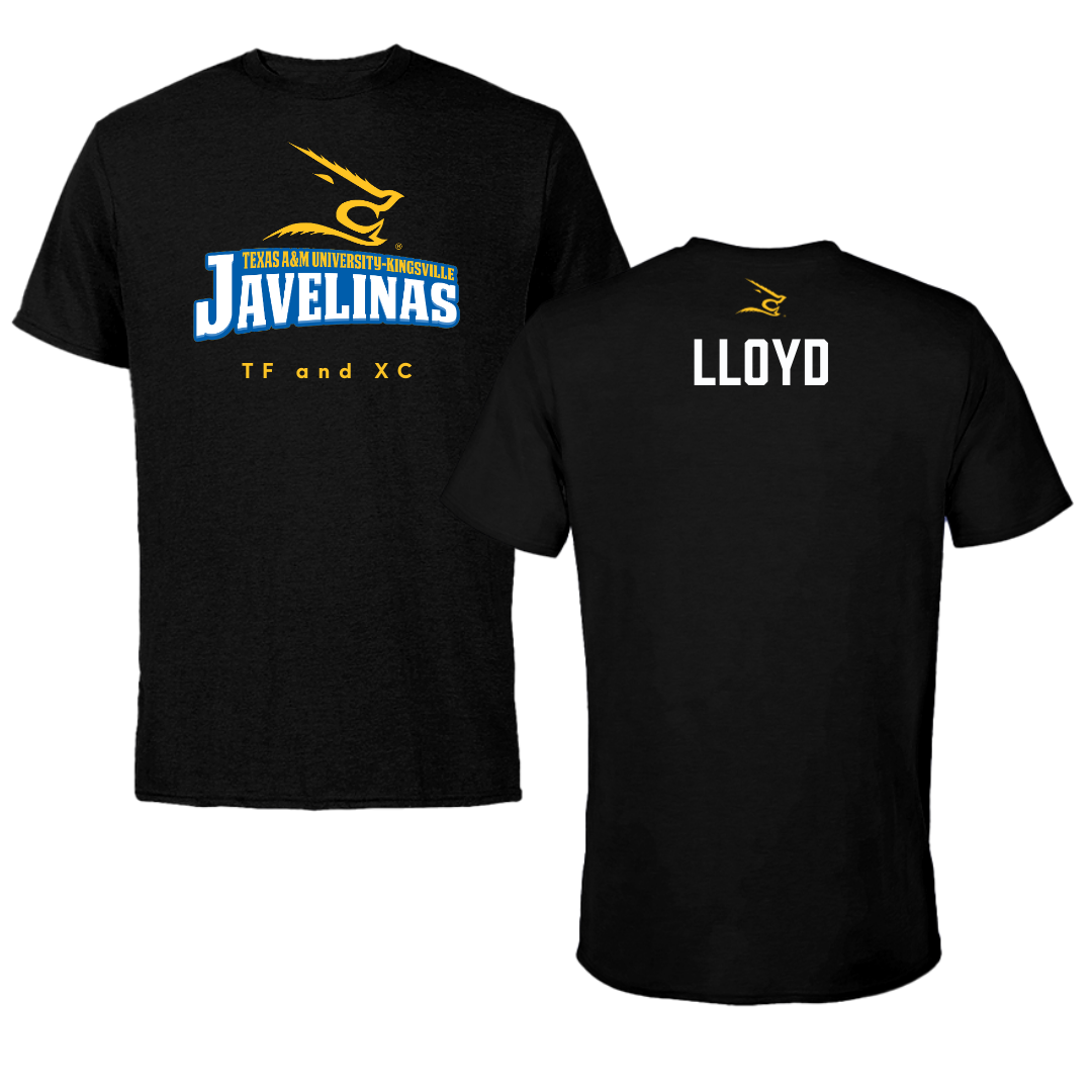 Texas A&M University-Kingsville TF and XC Black Tee - Mary Lloyd
