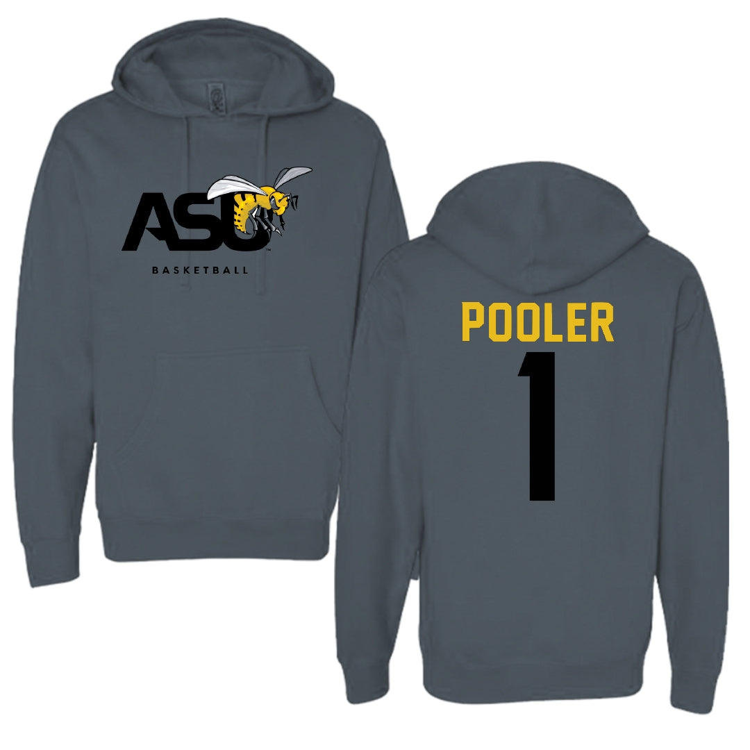 Alabama State University Basketball Dark Gray Hoodie - #1 Alanah Pooler