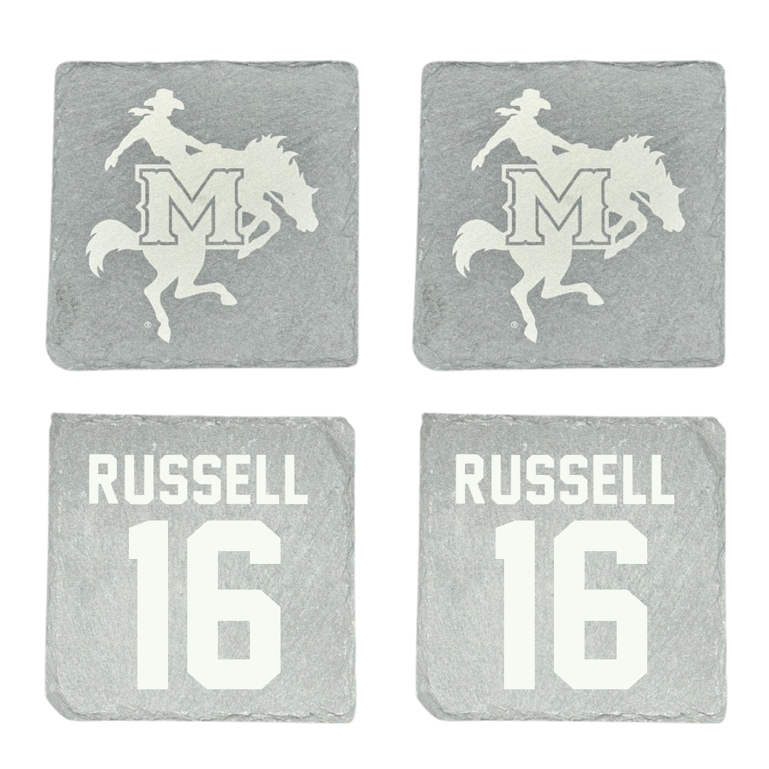 McNeese State University Beach Volleyball Stone Coaster (4 Pack)  - #16 Reese Russell