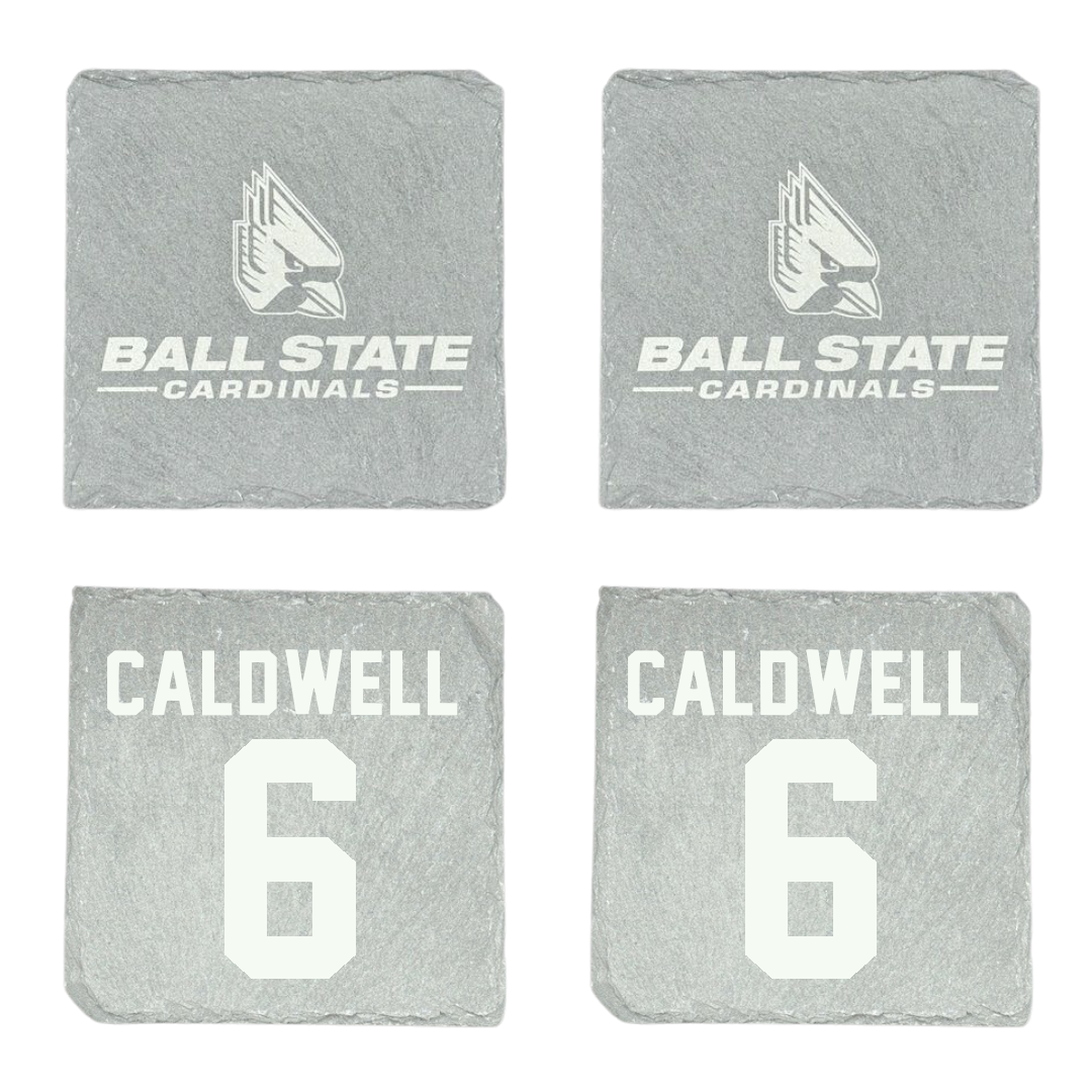 Ball State University Soccer Stone Coaster (4 Pack)  - #6 Delaney Caldwell