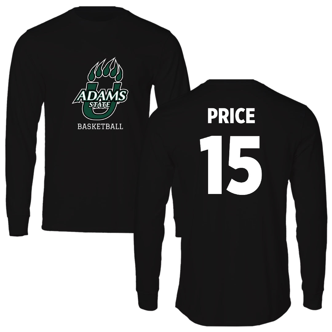 Adams State University Basketball Black State Long Sleeve - #15 Jada Price