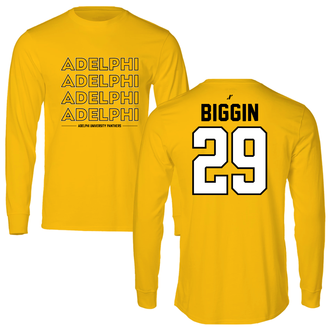 Adelphi University Field Hockey Gold General Performance Long Sleeve - #29 Emiline Biggin