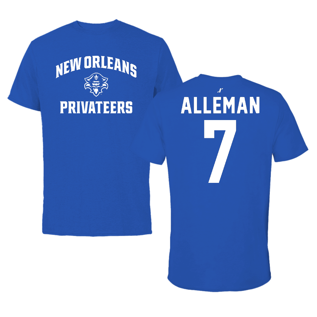 University of New Orleans Volleyball Blue General Tee - #7 Lani Alleman