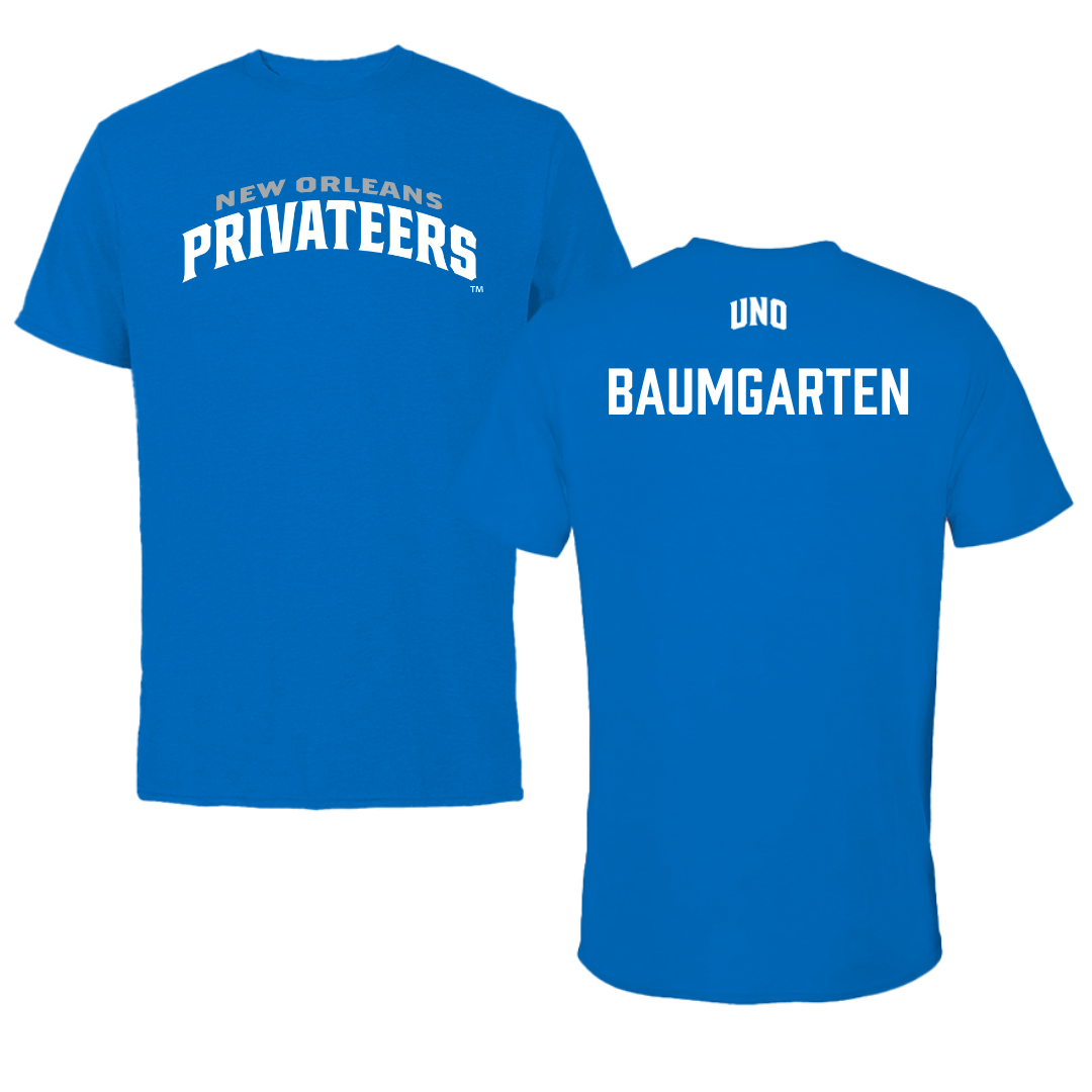 University of New Orleans TF and XC Blue Jersey Tee - Helen Baumgarten