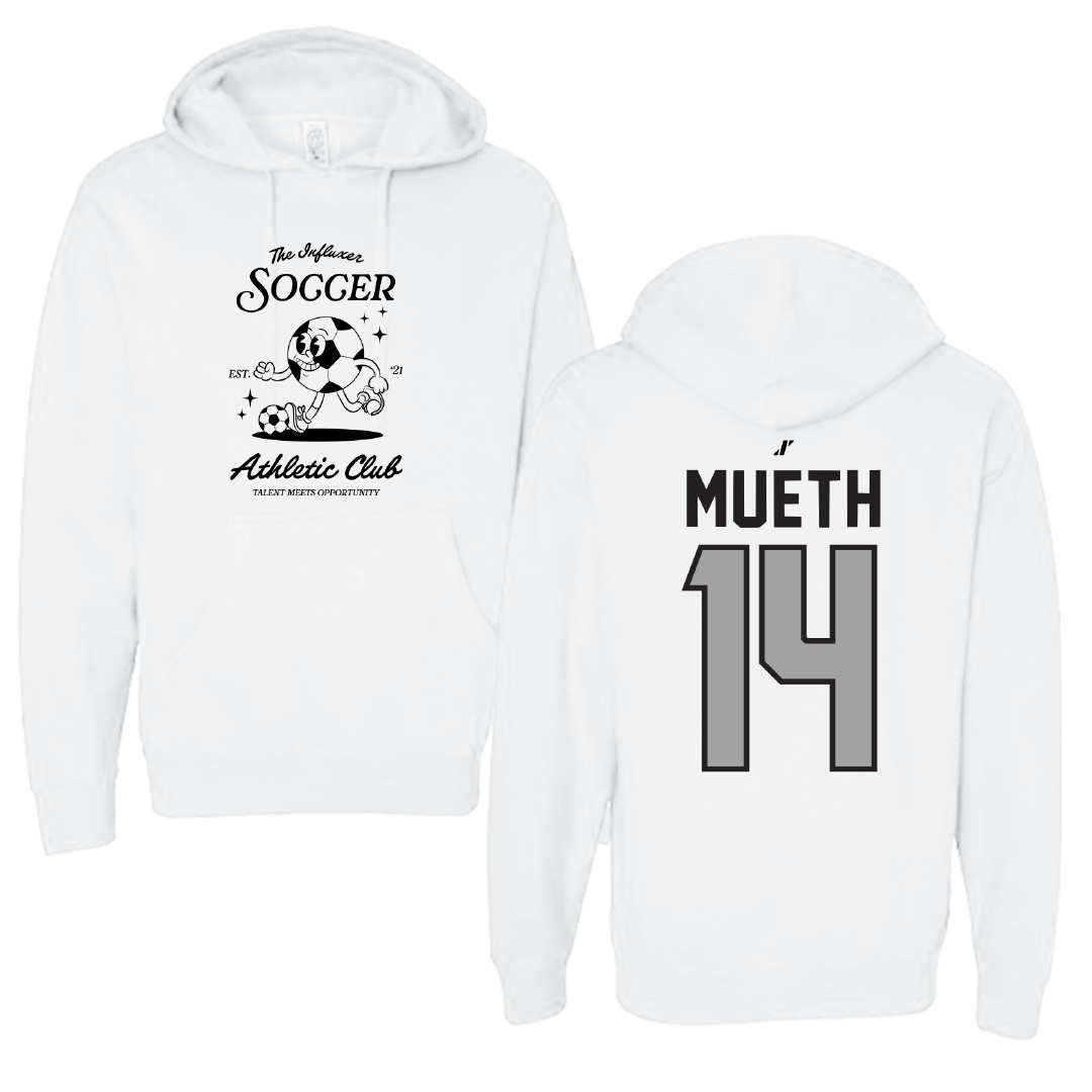Soccer White Influxer Athletic Club Hoodie - #14 Mary Mueth
