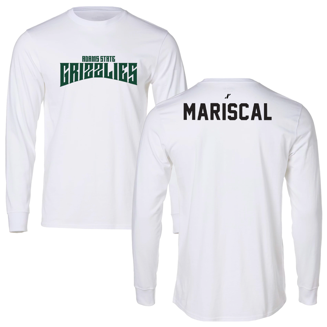 Adams State University Baseball White Classic Performance Long Sleeve - Luke Mariscal