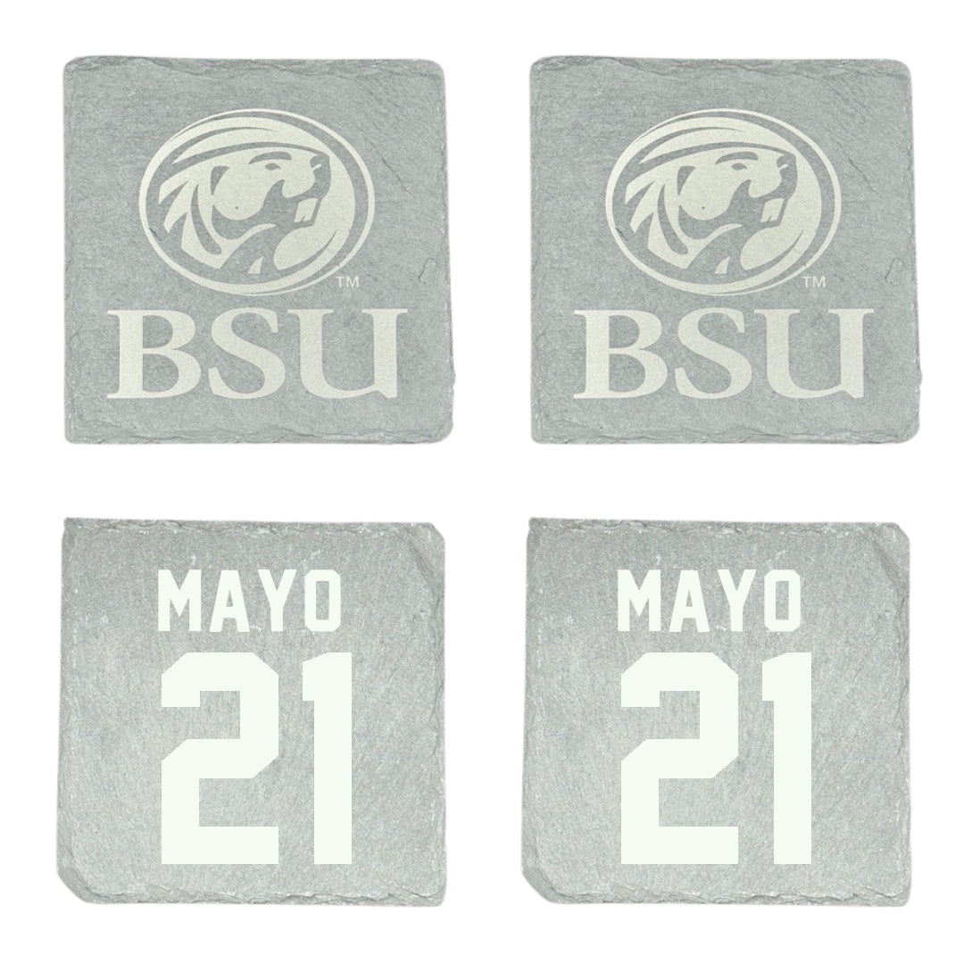 Bemidji State University Basketball Stone Coaster (4 Pack)  - #21 Jareon Mayo
