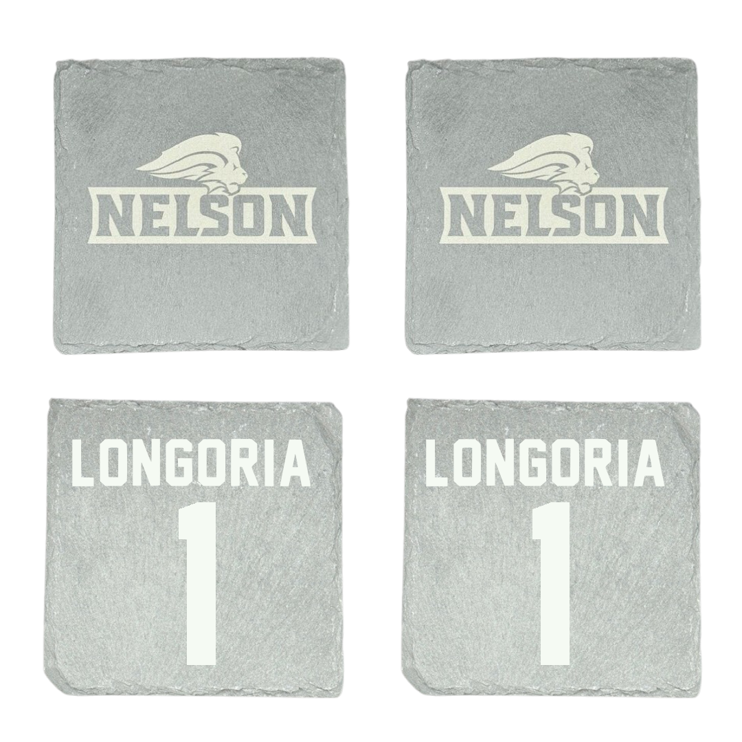 Nelson University Soccer Stone Coaster (4 Pack)  - #1 Samantha Longoria