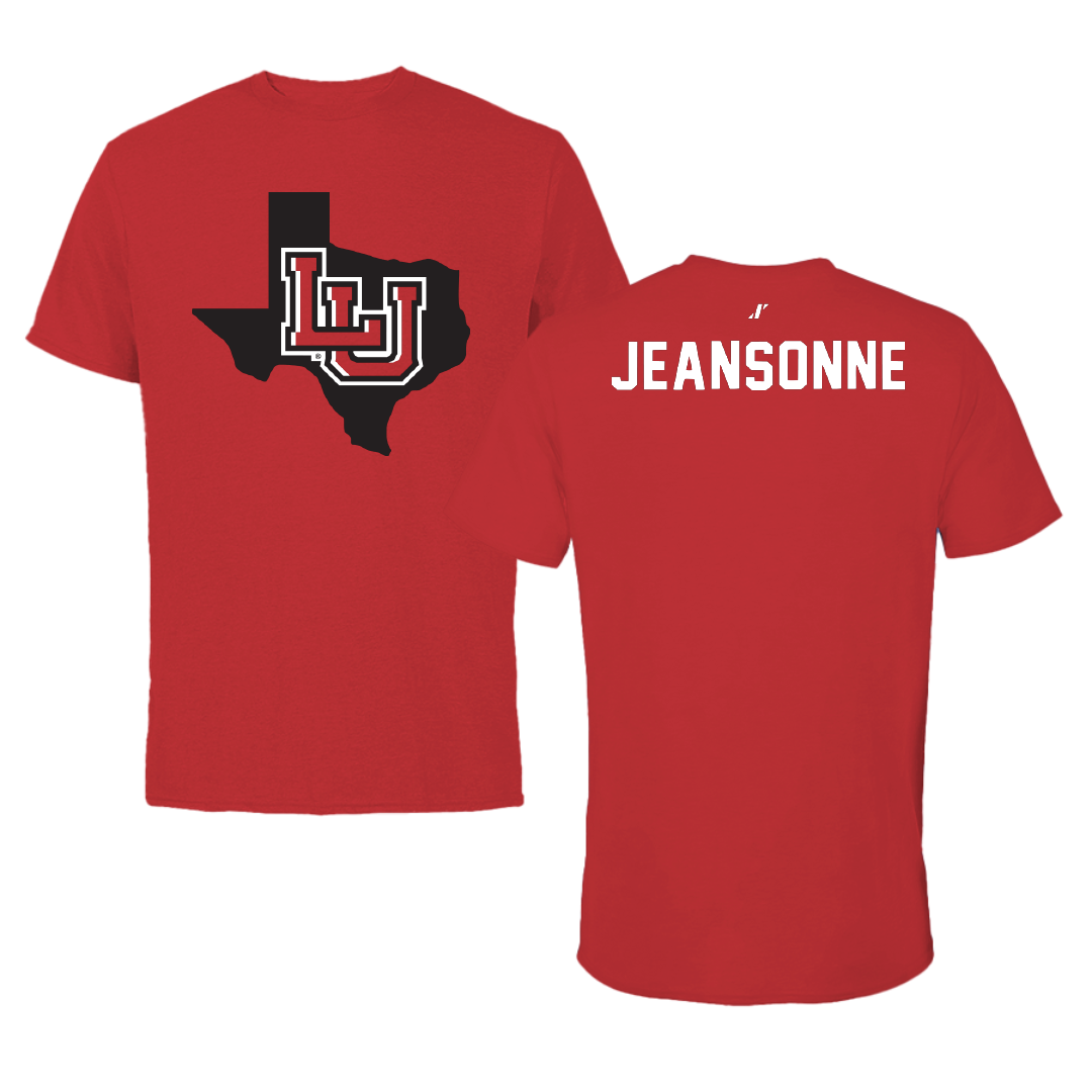 Lamar University Cheer Red State Performance Tee - Brooke Jeansonne