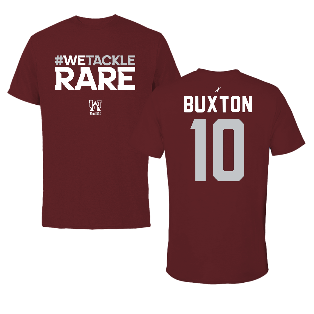 Mississippi State University Soccer Maroon Uplifting Athletes Tee - #10 Alivia Buxton