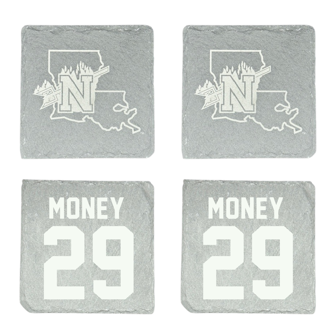 Northwestern State University Football Stone Coaster (4 Pack)  - #29 Brett Money