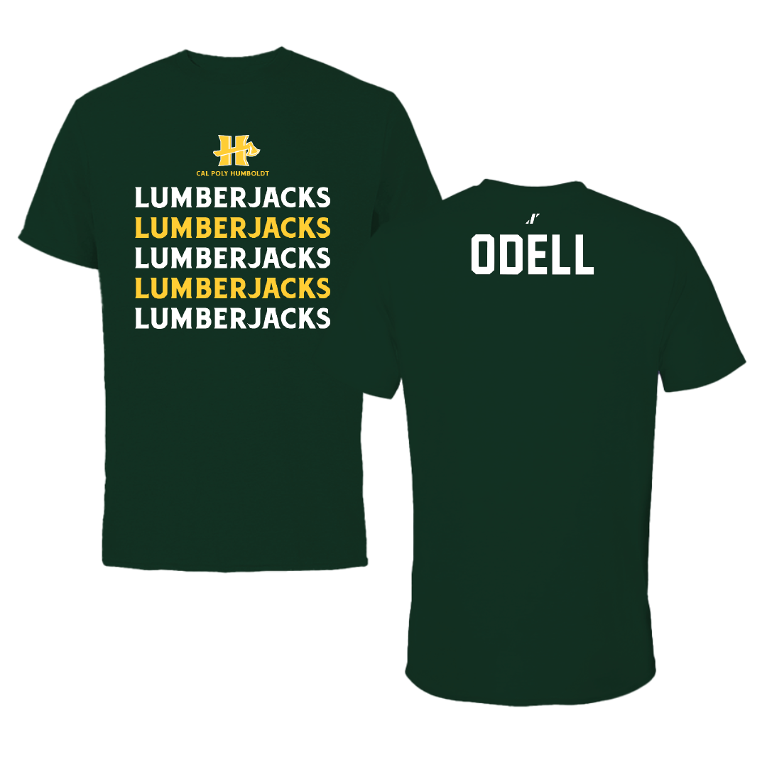 Cal Poly Humboldt Rowing Forest Green General Tee - Margaret Odell