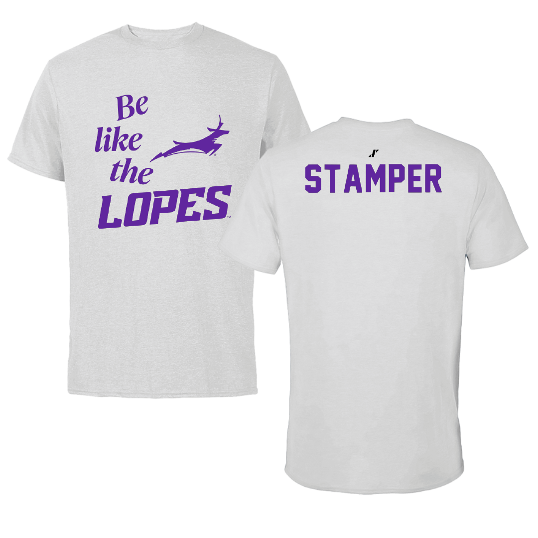 Grand Canyon University TF and XC Light Gray Be Like Us Performance Tee - Ryan Stamper