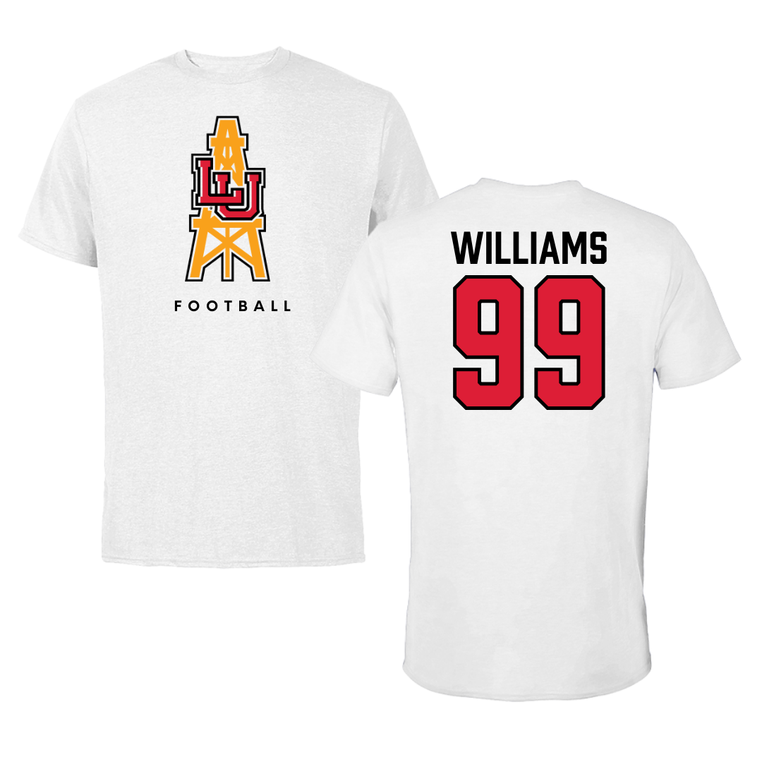 Lamar University Football White Performance Tee - #99 Caleb Williams