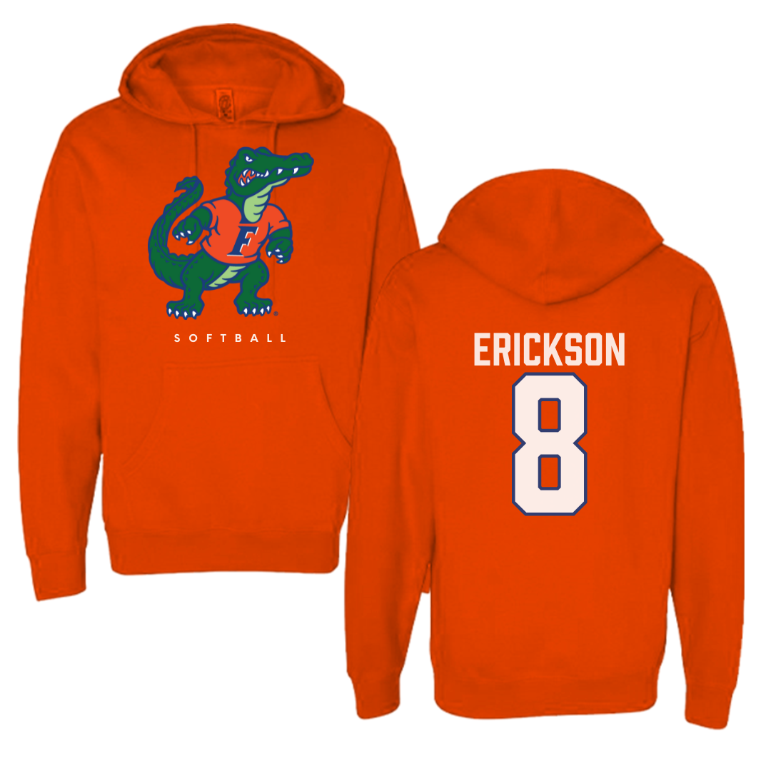 University of Florida Softball Orange Hoodie - #8 Jocelyn Erickson