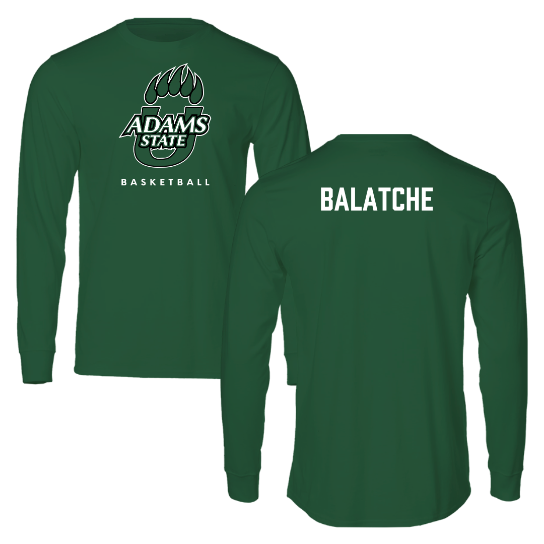 Adams State University Basketball Forest Green Long Sleeve - Duncan Balatche