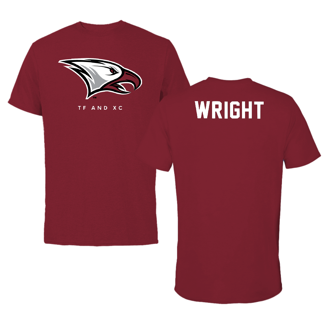North Carolina Central University TF and XC Cardinal Tee - CJ Wright