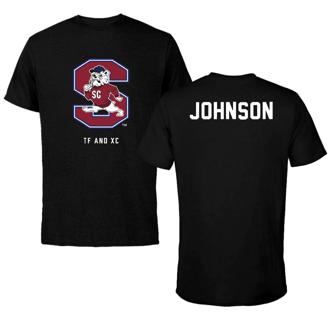 South Carolina State University TF and XC Black Tee - Isaiah Johnson