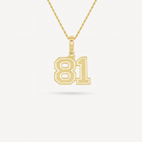 Gold Presidents Pendant and Chain - #81 Austin Berry