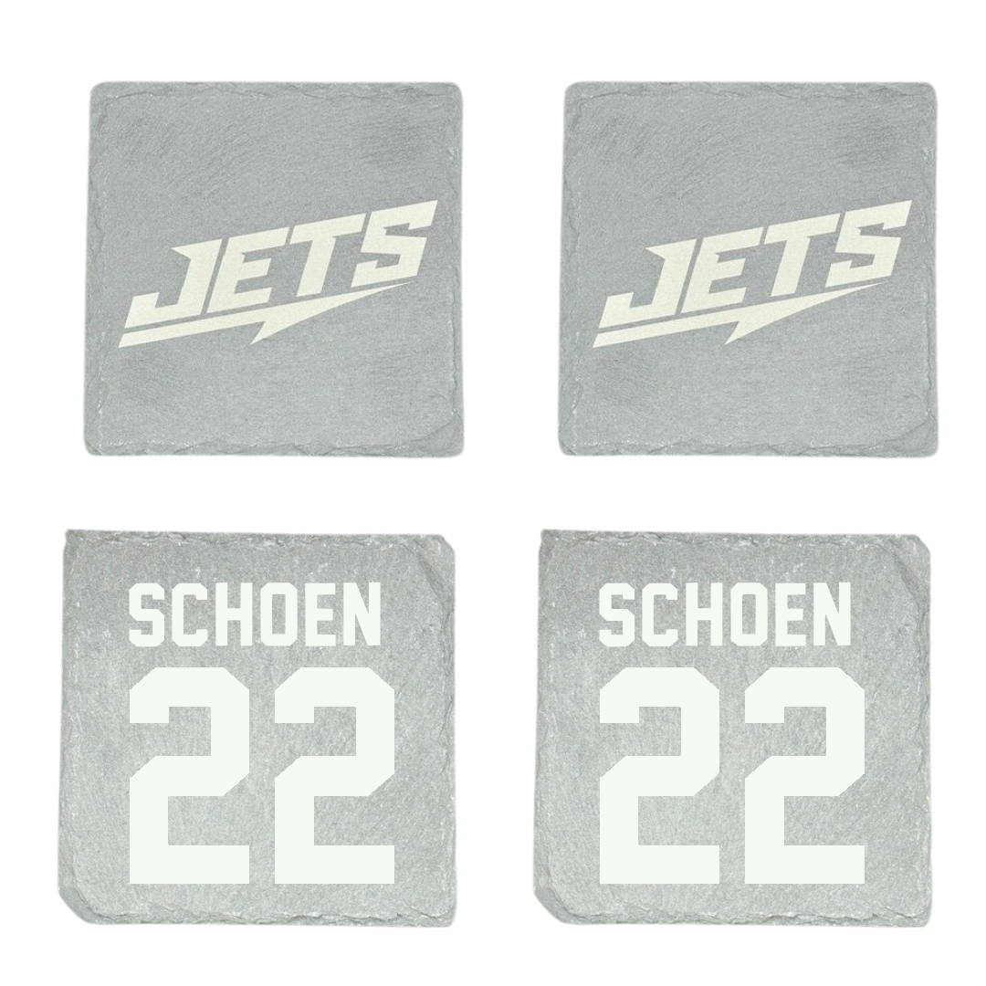Newman University Basketball Stone Coaster (4 Pack)  - #22 Jayden Schoen