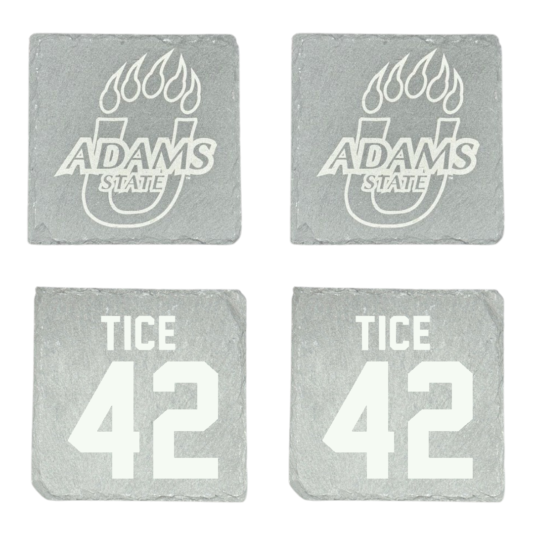 Adams State University Soccer Stone Coaster (4 Pack)  - #42 Sophia Tice