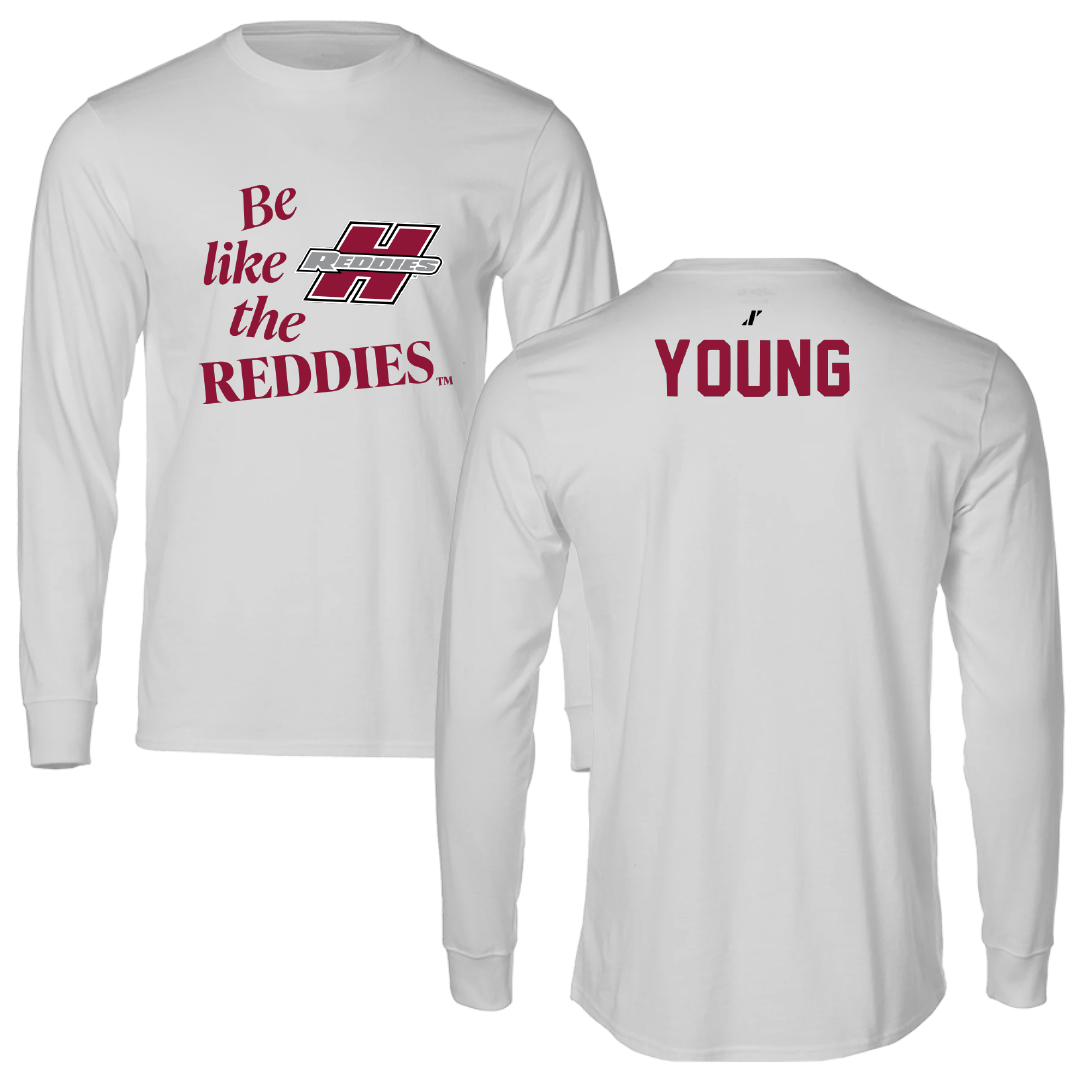 Henderson State University Cheer Light Gray Be Like Us Performance Long Sleeve - Gracie Young
