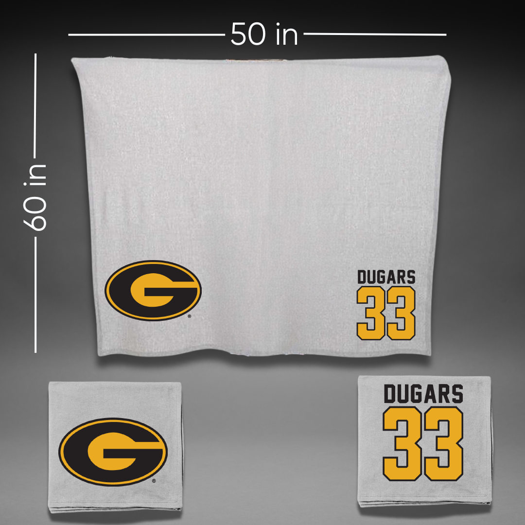 Grambling State University Softball Gray Blanket - #33 Aliyah Dugars