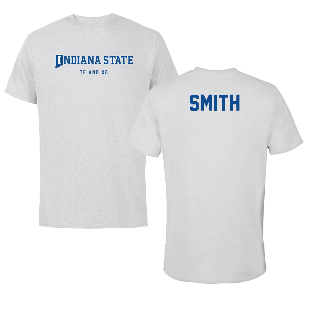 Indiana State University TF and XC Light Gray Tee - Peyton Smith