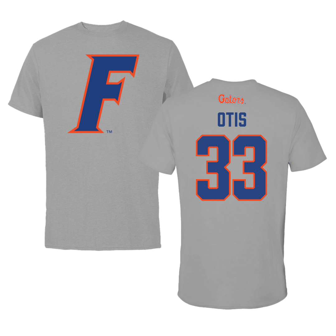 University of Florida Softball Dark Gray Tee - #33 Korbe Otis