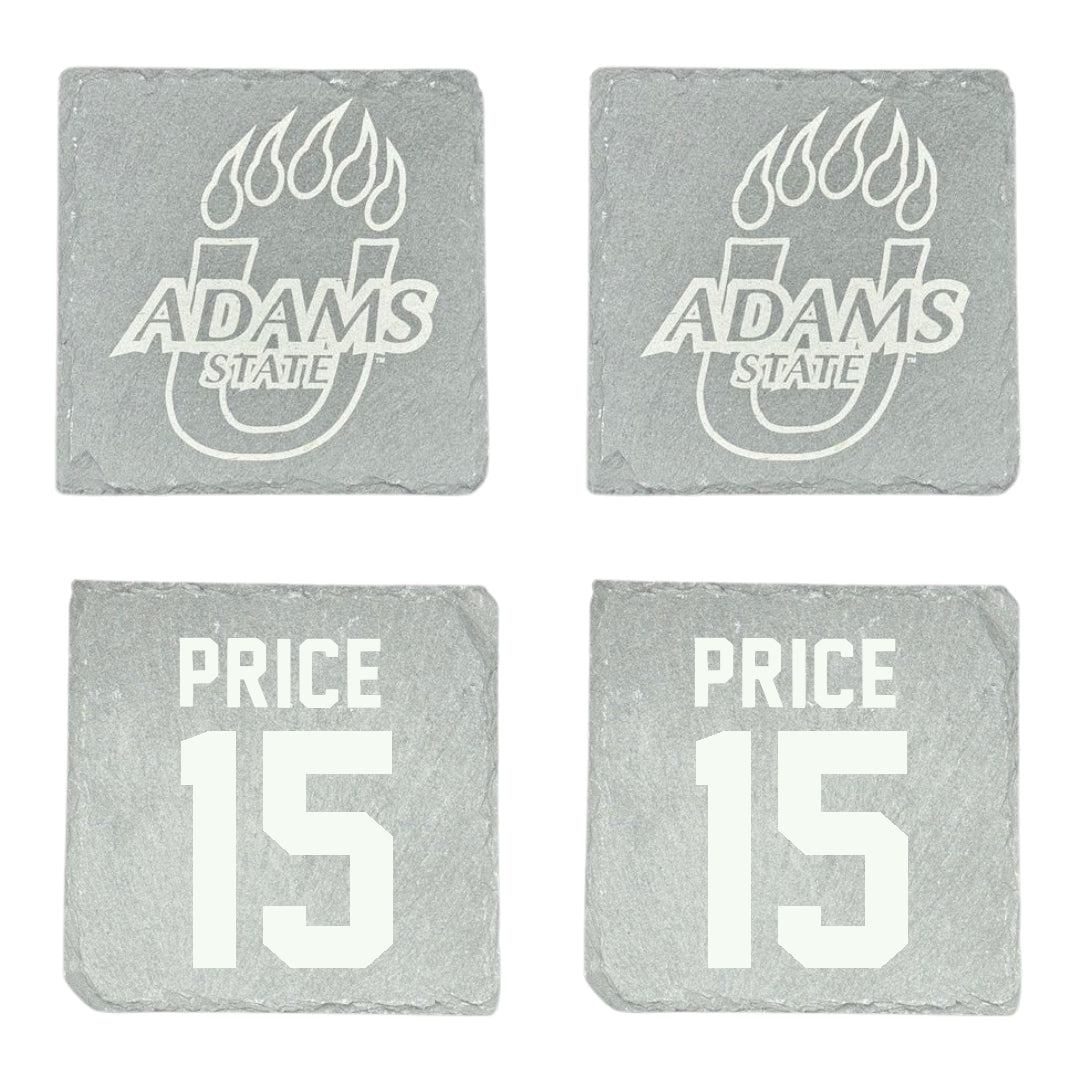 Adams State University Basketball Stone Coaster (4 Pack)  - #15 Jada Price