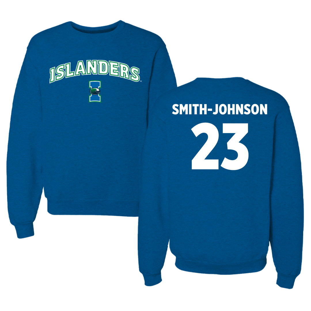 Texas A&M University-Corpus Christi Baseball Blue Crewneck - #23 Christian Smith-Johnson