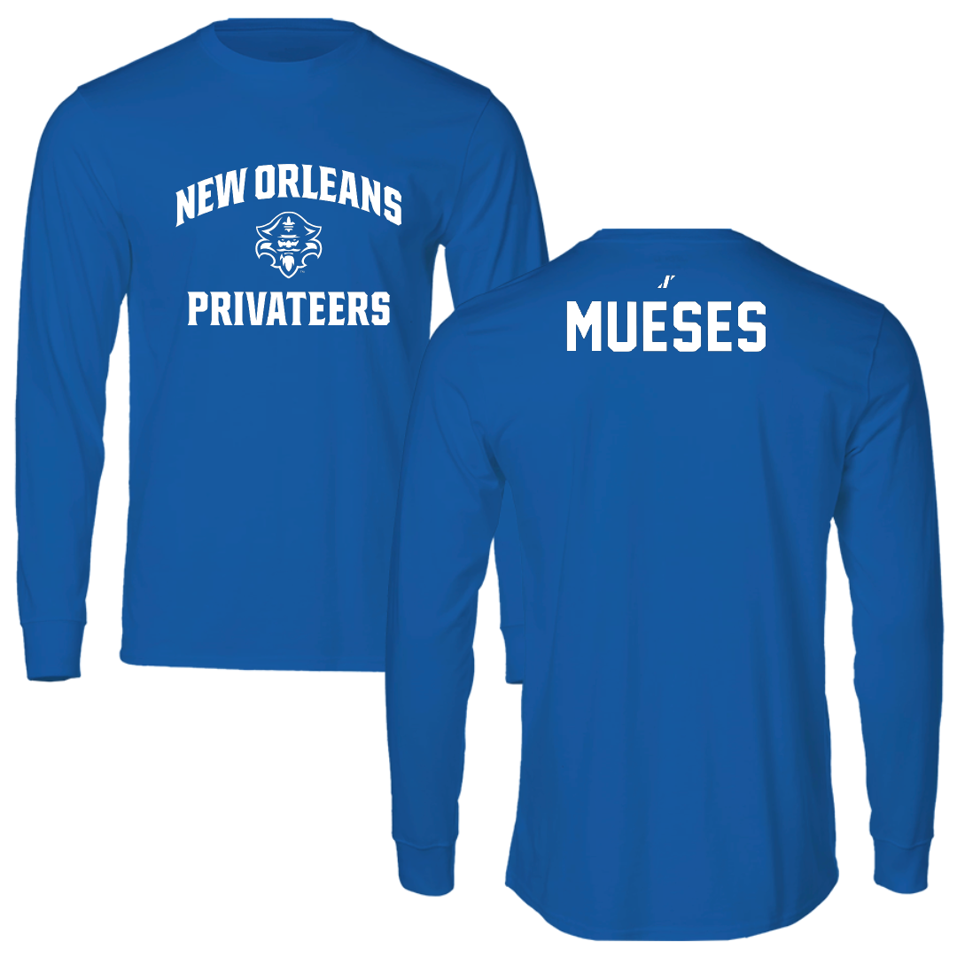 University of New Orleans Baseball Blue General Long Sleeve - Marco Mueses