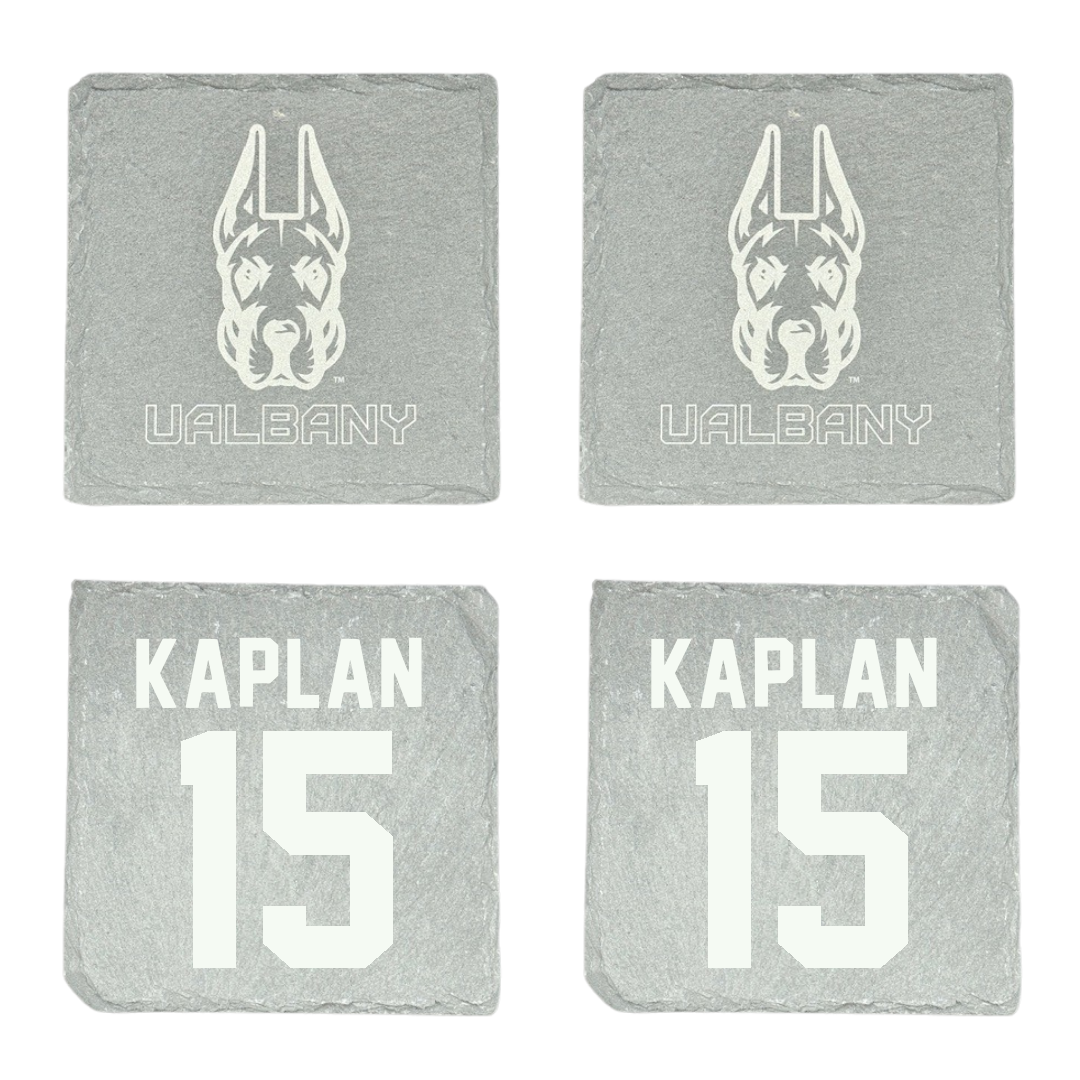 University at Albany Soccer Stone Coaster (4 Pack)  - #15 Ben Kaplan