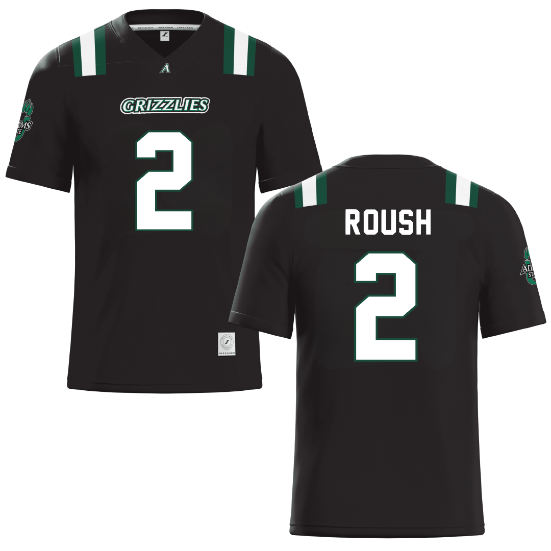 Adams State University Black Football Jersey - #2 Chase Roush