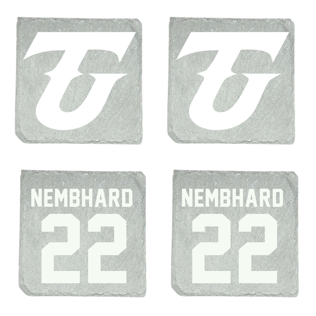 Tiffin University Soccer Stone Coaster (4 Pack)  - #22 Victor Nembhard